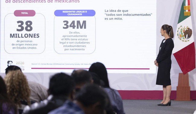 Sheinbaum destaca aportación de mexicanos en EU: “Son clave para la economía de ambas naciones”