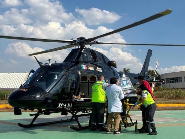 442e2bec9e3a1ef49c19a251bc1fb6de_L Con helicópteros al servicio de la salud, Puebla garantiza atención oportuna con 31 traslados