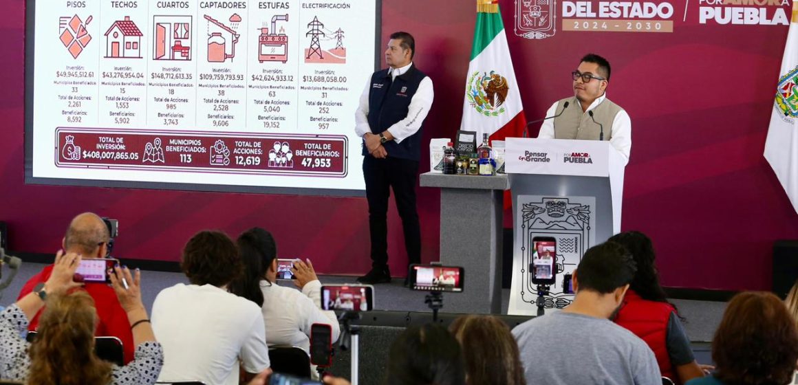 Gobierno del Estado genera bienestar con viviendas en San José Chiapa