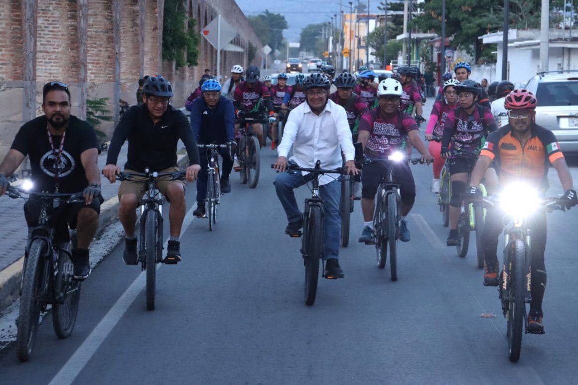 Participa diputado Pável Gaspar en Rodada Nocturna San Nicolás Tolentino–San Carlos