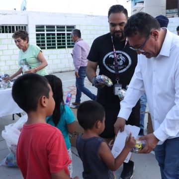En recorrido por la Mixteca, el diputado Pável Gaspar destacó el compromiso con el desarrollo social y la niñez