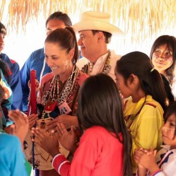 Sheinbaum inaugura Acueducto Seri y anuncia programa de Turismo Comunitario para el pueblo Comca’ac