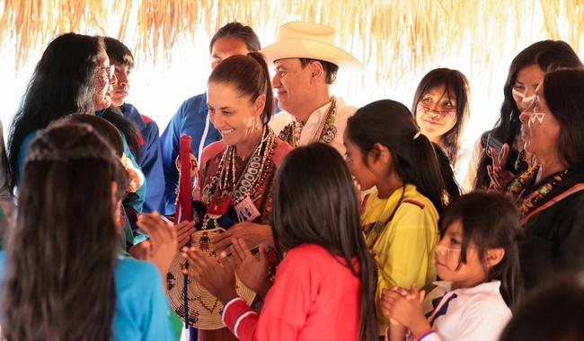 Sheinbaum inaugura Acueducto Seri y anuncia programa de Turismo Comunitario para el pueblo Comca’ac