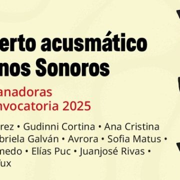 La Fonoteca Nacional presentará concierto inmersivo con obras ganadoras de Entornos Sonoros 2025