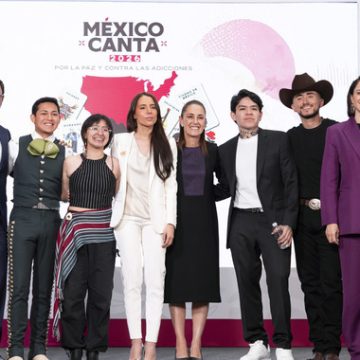 Sheinbaum lanza segunda edición de “México Canta” para impulsar música sin apología a la violencia