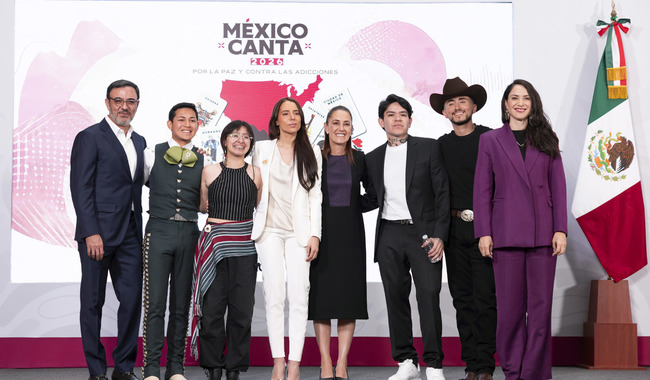 Sheinbaum lanza segunda edición de “México Canta” para impulsar música sin apología a la violencia