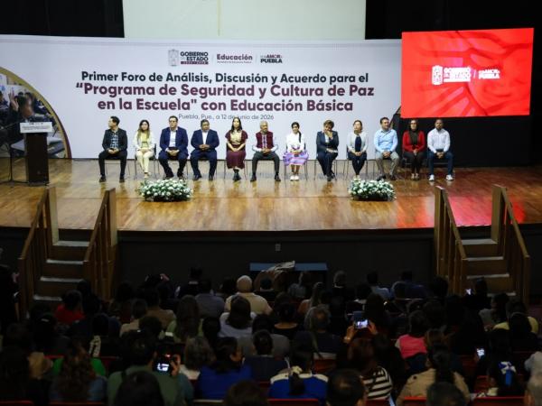 SEP reúne a más de 650 integrantes de la comunidad educativa para fortalecer la seguridad y la cultura de paz en las escuelas